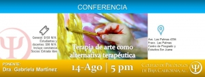 Conferencia: Terapia de arte como alternativa terapéutica