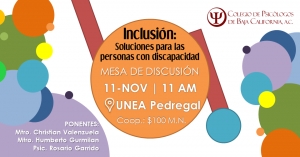 Inclusión: Soluciones para las personas con discapacidad (mesa de discusión)