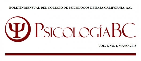 PsicologíaBC, No. 1, Mayo, 2015
