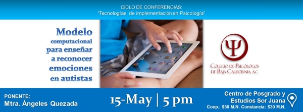 Conferencia: Modelo computacional para enseñar a reconocer emociones en autistas