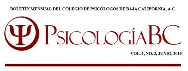 PsicologíaBC, No. 2, Junio, 2015
