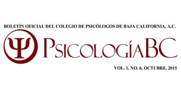 PsicologíaBC, No. 6, Octubre, 2015